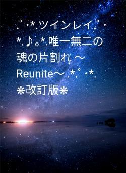 .ﾟ･*.ツインレイ.ﾟ･*.♪｡*.唯一無二の魂の片割れ 〜Reunite〜 .*.ﾟ･*.