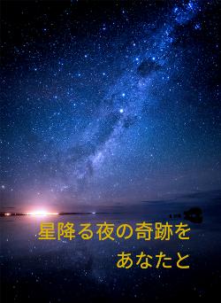 星降る夜の奇跡をあなたと