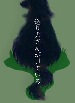 送り犬さんが見ている