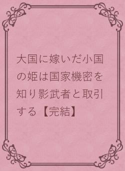 大国に嫁いだ小国の姫は国家機密を知り影武者と取引する【完結】