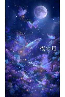 夜の月