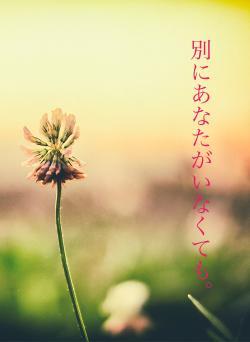 別にあなたがいなくても。