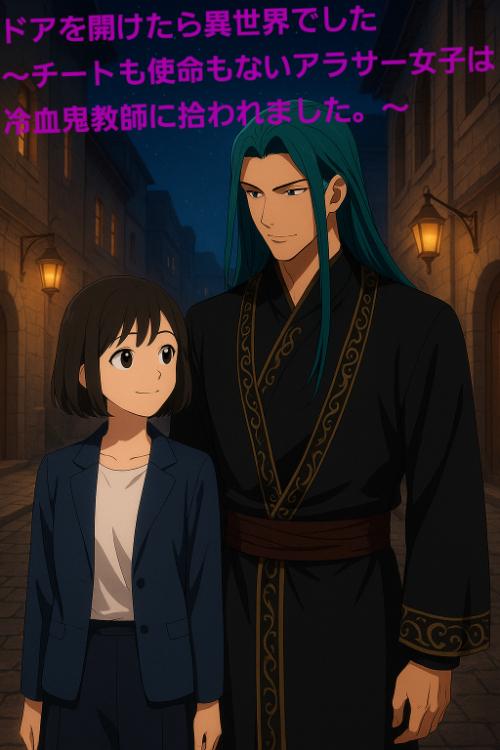 ドアを開けたら異世界でした～チートも使命もないアラサー女子は冷血鬼教師に拾われました。～