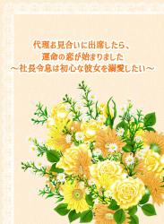 代理お見合いに出席したら、運命の恋が始まりました～社長令息は初心な彼女を溺愛したい～