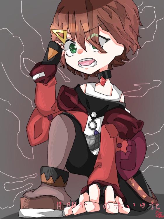 月明かりの赤い日記