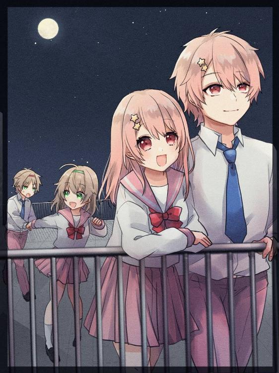 月を照らす星の雫