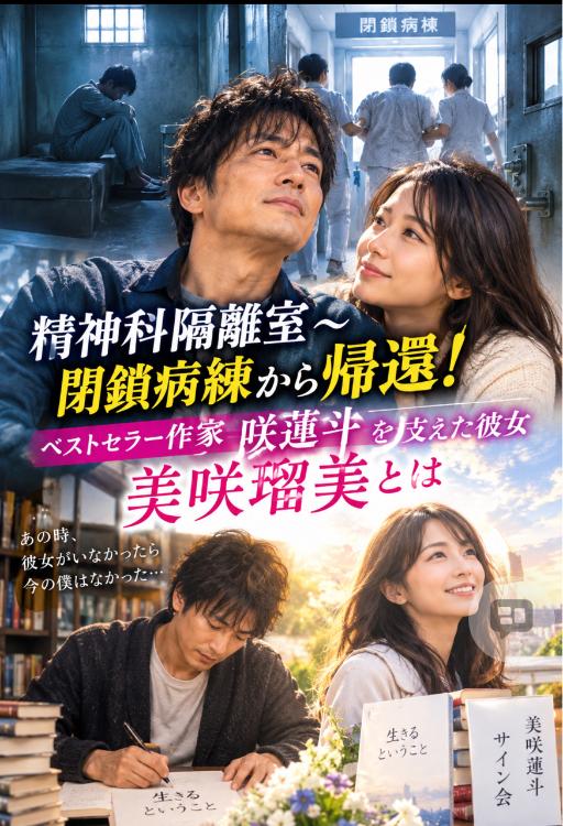 精神科隔離室〜閉鎖病練から帰還!ベストセラー作家佐久間拓也を支えた彼女美咲瑠美とは