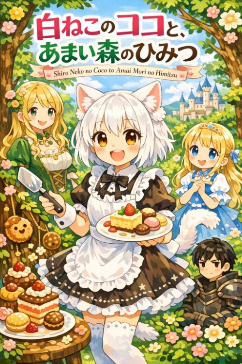 白ねこのココと、あまい森のひみつ