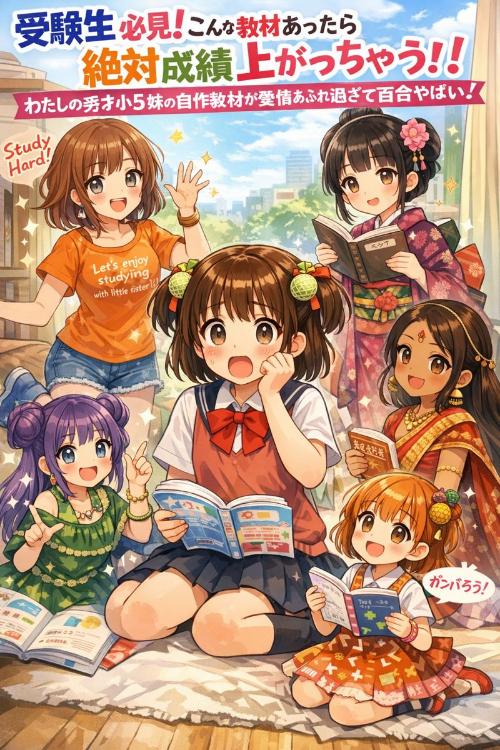 受験生必見! こんな教材あったら絶対成績上がっちゃう! わたしの秀才小5妹の自作教材が愛情あふれ過ぎて百合やばい