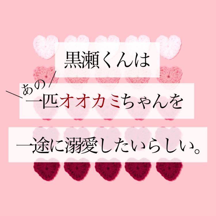 黒瀬くんは、"あの"一匹オオカミちゃんを一途に溺愛したいらしい。