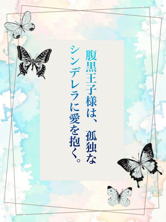 腹黒王子様は、孤独なシンデレラに愛を抱く。