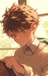 恋するニッターくんと、あべこべマフラーの交換っこ