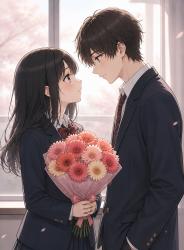 ガーベラの花束をキミに