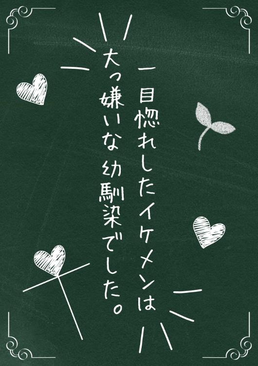 一目惚れしたイケメンは大っ嫌いな幼馴染でした。