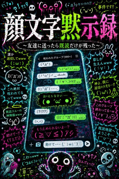 顔文字黙示録 〜友達に送ったら既読だけが残った〜