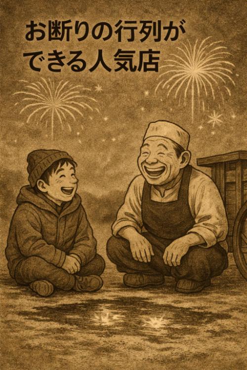◽️プチストーリー【お断りの行列ができる人気店】（作品No_16） 作者 かんすい