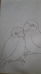 【青・中編・画】文鳥は居ましたよね！