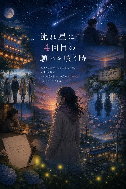 流れ星に4回目の願いを呟く時。