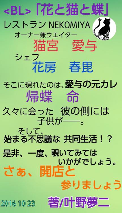 <BL> 花と猫と蝶