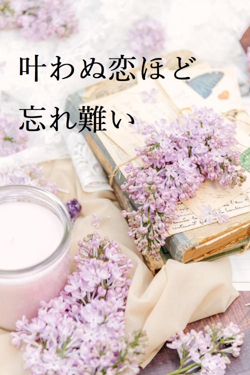 叶わぬ恋ほど忘れ難い