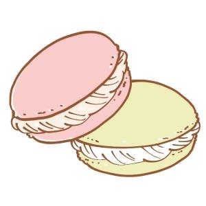 3月14日は、マカロンをあげる。