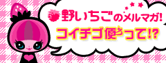 野いちごのメルマガ！コイチゴ便って!?