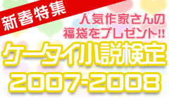 ｹｰﾀｲ小説検定2007-2008